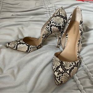 Snakeskin Stiletto Heels